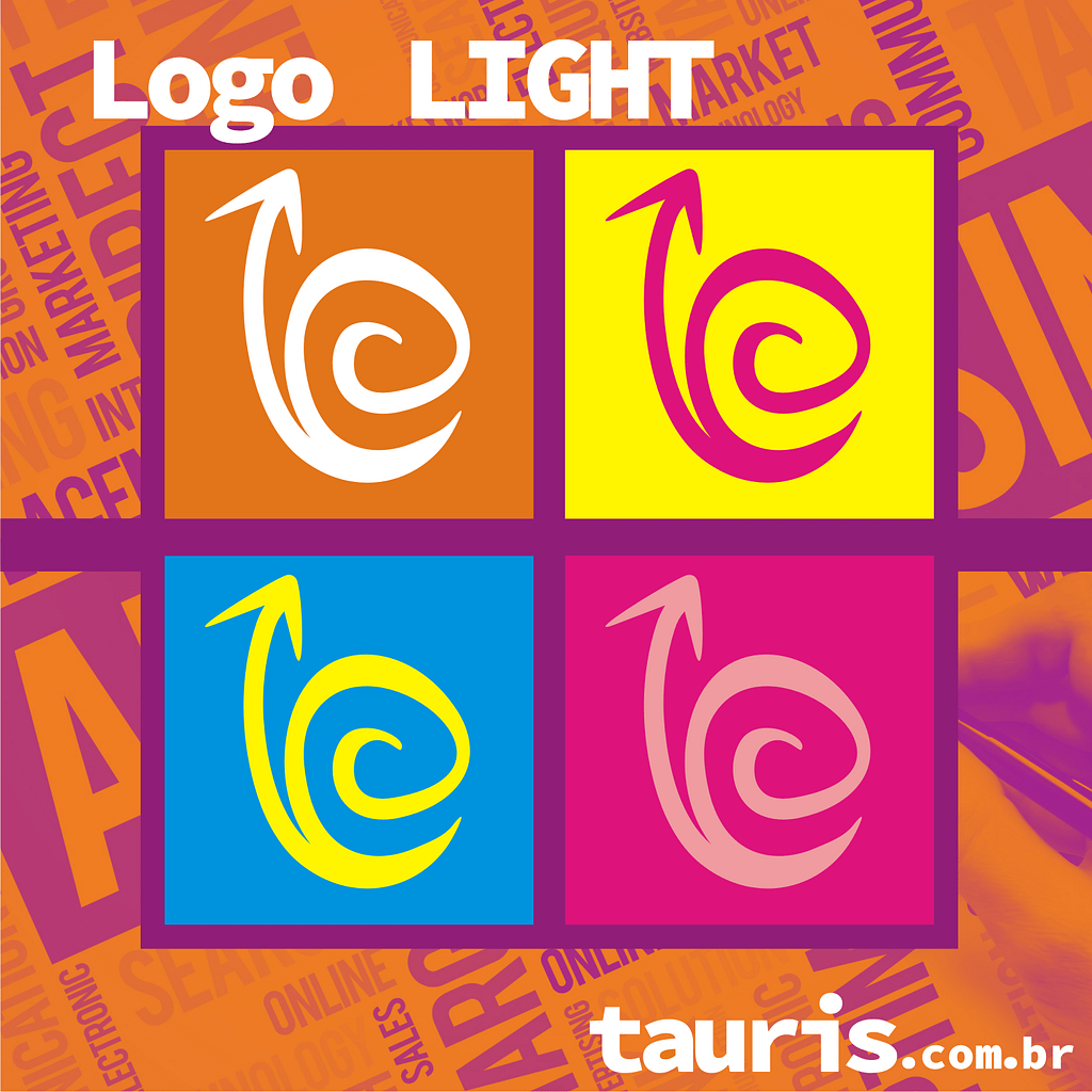 LIGHT / BÁSICO Criação Design de Logo Logotipo Marca 01 versão com alterações Ilimitadas